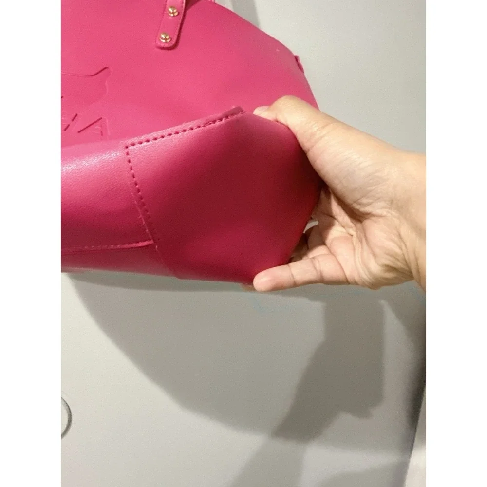 Agatha Paris Scotty Pink Handbag Purse J‎